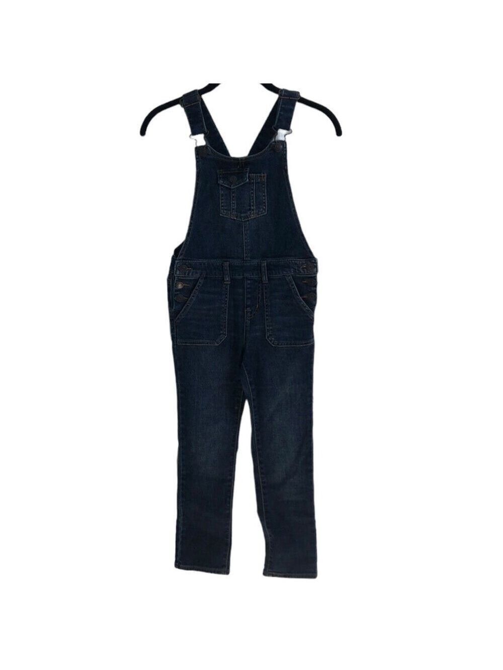 Cat & Jack Denim Bib and Brace Overalls Size S 6 6X